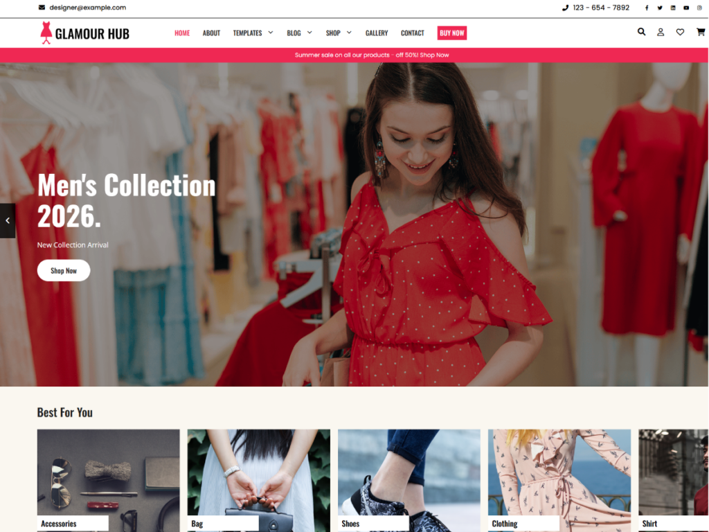 Fashion WordPress Theme