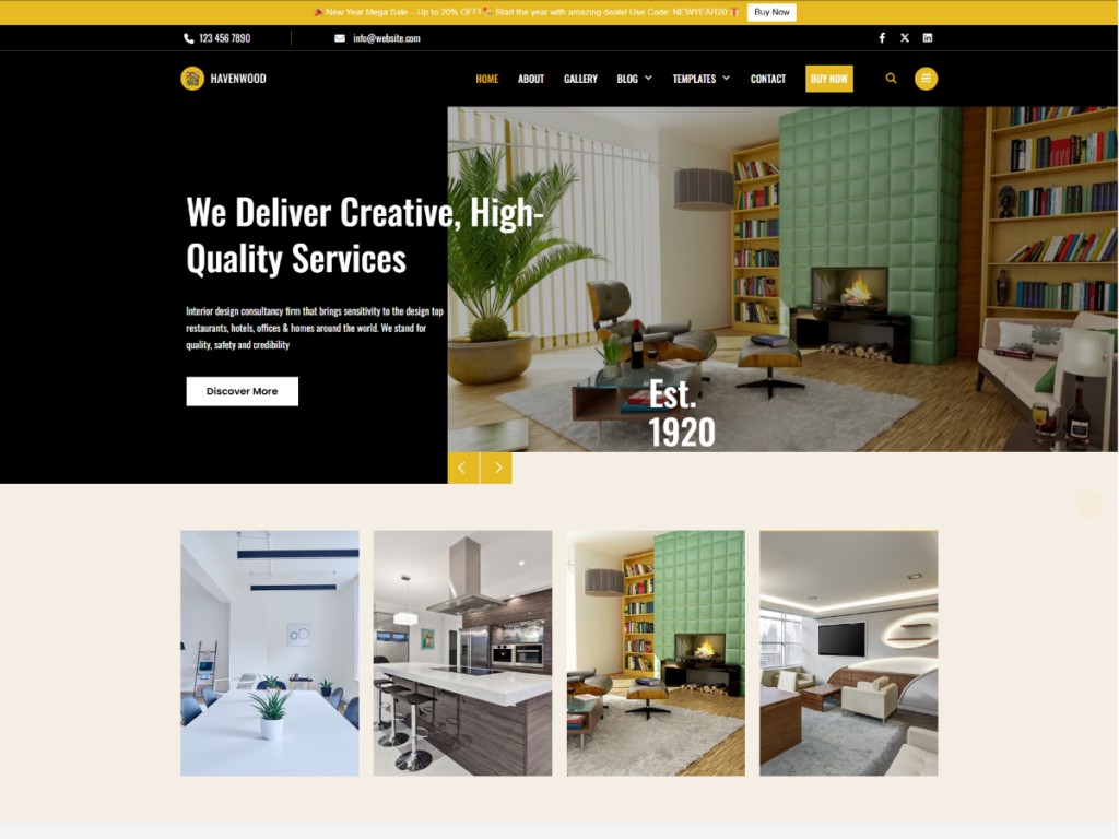 Home Styling WordPress Theme