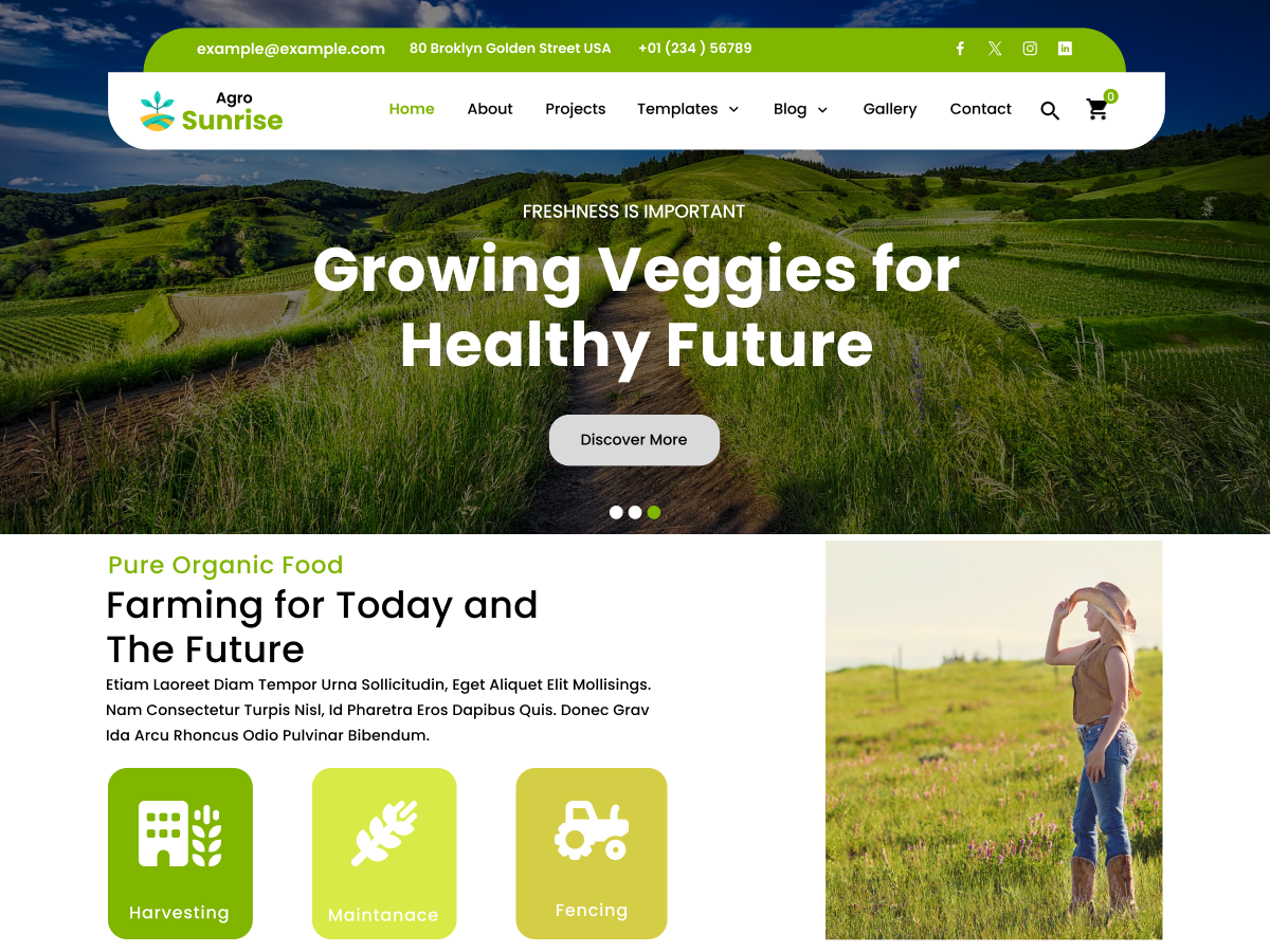 Green WordPress Theme