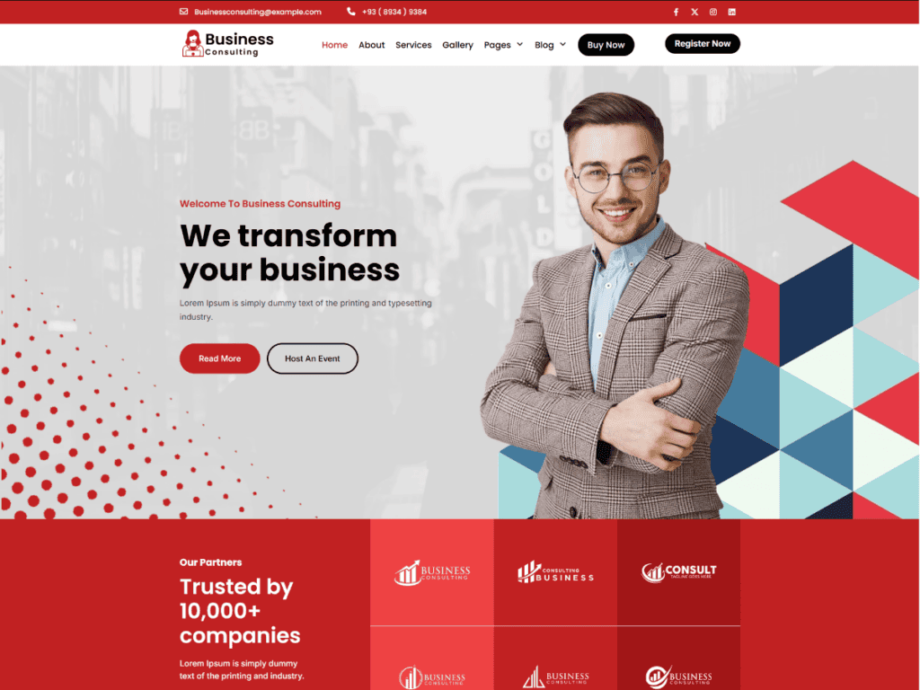 Consultant WordPress Theme for Business & Corporate Firms