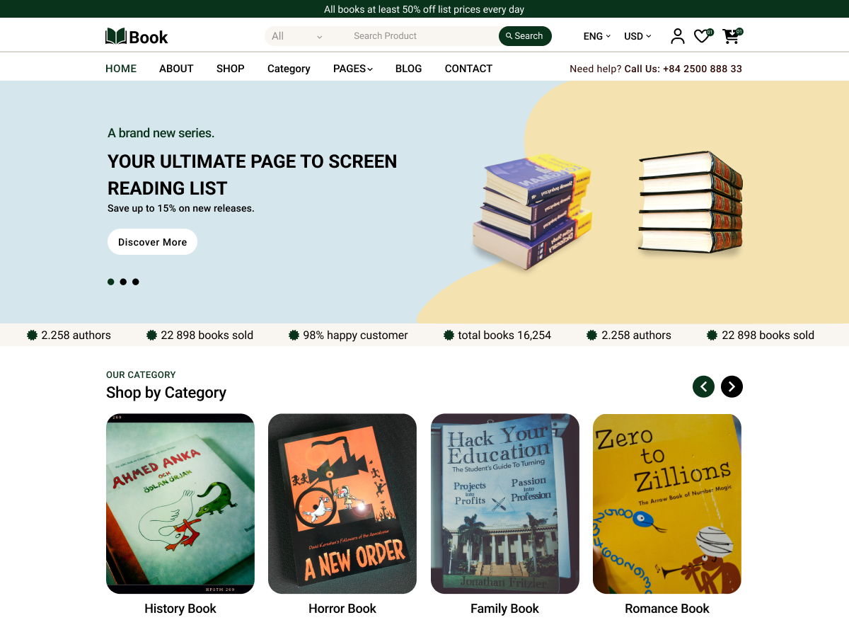 Books WordPress Theme