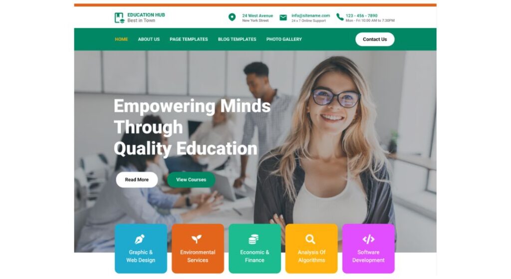 Coaching Institute WordPress Theme