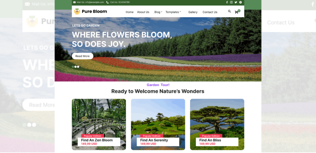 Free Plant WordPress Theme